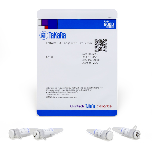 RR02AG:TaKaRa-LA-Taq DNA聚合酶和GC缓冲液